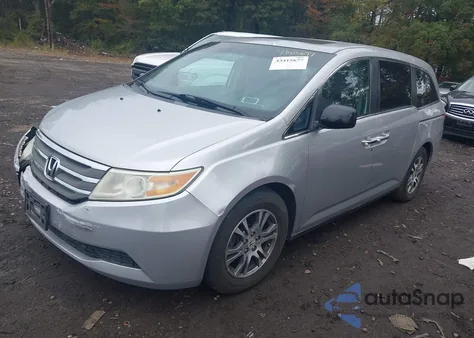 2011 Honda Odyssey Ex-L из США, поврежденный, VIN 5FNRL5H69BB089110